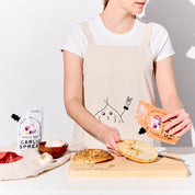 Hand Embroidered Linen Apron